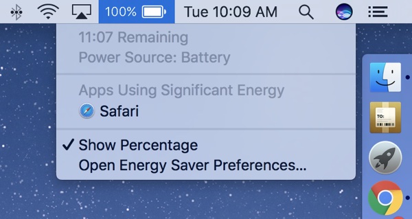 mac battery time remaining