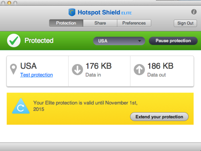 remove Hotspot Shield