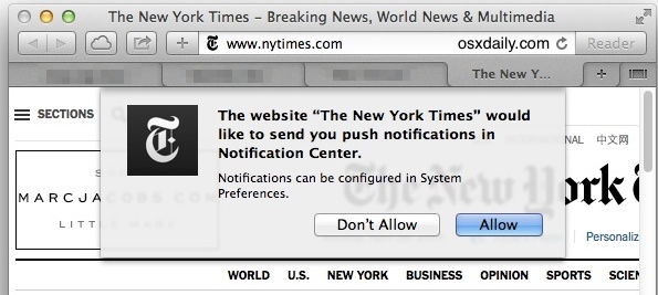 disable popup mac safari