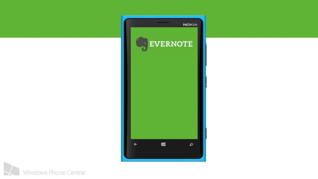 Windows phone is out from Evernote
